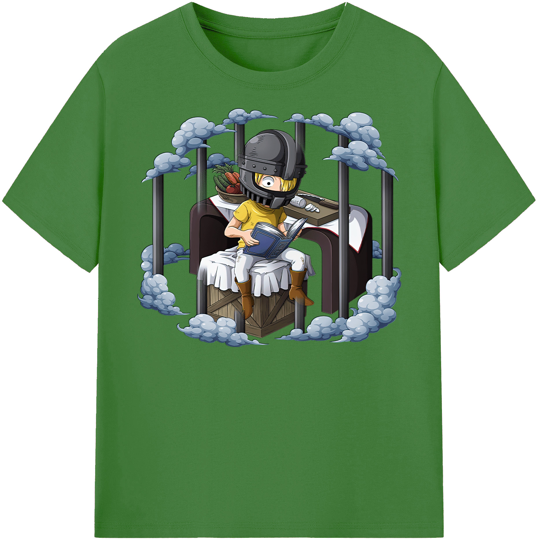 （画像用） ワンピース サンジ ONE PIECE Sanji レディースカジュアルプリントTシャツ（綿100％）